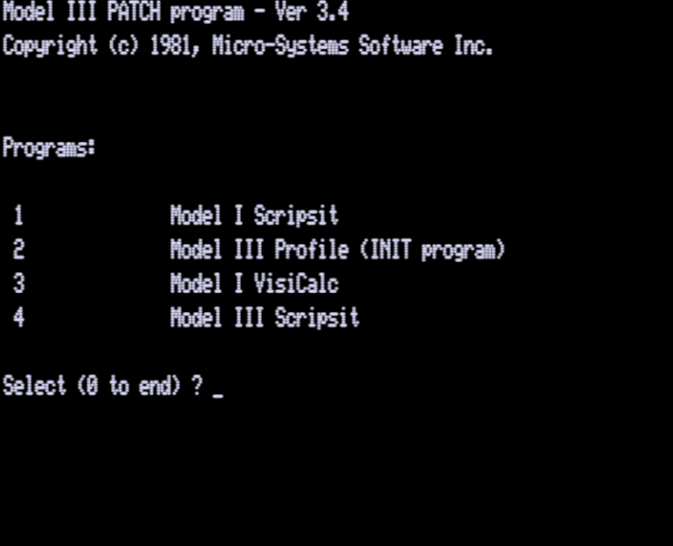Screen shot